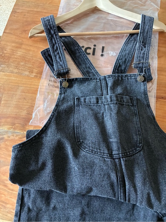 Poudre Organic Pants - Women’s POUDRE ORGANIC Black Denim dungarees/overalls. NWT.